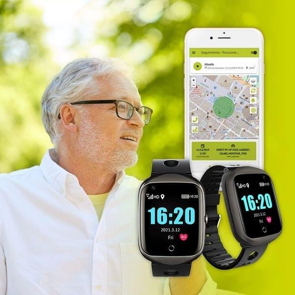 GPS Watch 4G Wi-Fi Senior Geo Fence, мониторинг здоровья, определение местоположения