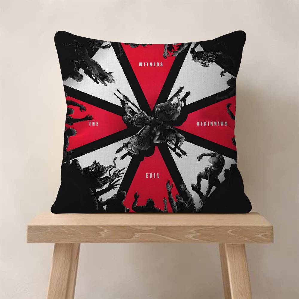 Game Pillow Case Plush Fabric Soft Double Sided Print Sofa Cushion Cover Throw Pillow Covers Ada Wong RResident EEvil