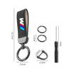 BAGC4 Car Sticker Car Keychain Keyring Leather logo Key Chain Pendant Gifts For BMW M Emblem E46 E36 E34 F10 E90 F30 E60 F30 E53 E30 E