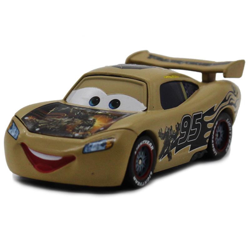 Disney Pixar Cars No.95 Молния Маккуин Модель автомобиля Металлические игрушки и хобби Для детей Для мальчиков Для малышей и детей Дети Подарок на день рождения Игрушечные машинки и поезда