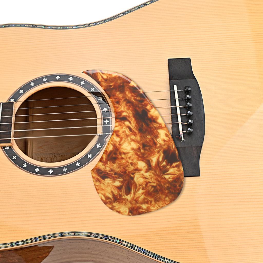 Гитарная накладка из ПВХ, декоративная самоклеящаяся накладка в форме запятой, накладка для акустической гитары
