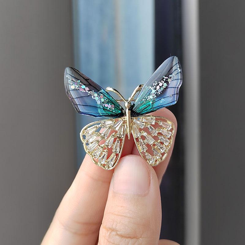 Модная брошь в виде оленя, простая булавка для костюма, фиксированная пряжка для одежды, корсаж со стразами и кошачьим глазом