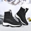 Women Boots Waterproof Heels Boots Winter Platform Ankle Boots Keep Warm Snow Shoes Plush Outdoor Short Boots
