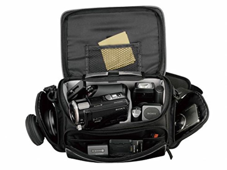 SONY Video Camera Soft Carrying Case, Case, 6.9L, Black, LCS-U30/B