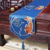 New Chinese Style Embroidery High-end Light Luxury Table Flag Tea Table TV Cabinet Dining Table Cloth Strip Cloth Tea Mat and Tablecloth