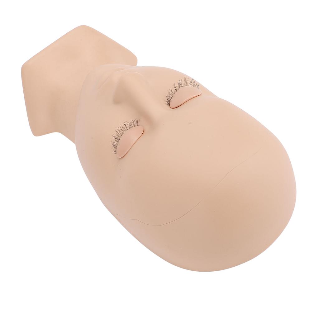 Съемная одинарная складная голова манекена для ресниц, силиконовая учебная модель для макияжа