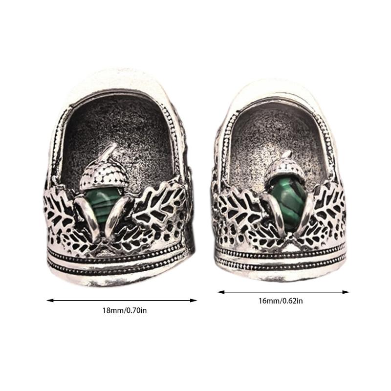 Прочный наперсток из сплава для любителей шитья и рукоделия, предлагающий открытый дизайн, гибкость и удобную посадку