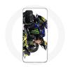 Case for Oppo A74 Valentino Rossi Speed driver White Background