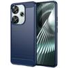 For Xiaomi Poco F6 5G/Redmi Turbo 3 5G Case Carbon Fiber Texture TPU Slim Phone Cover