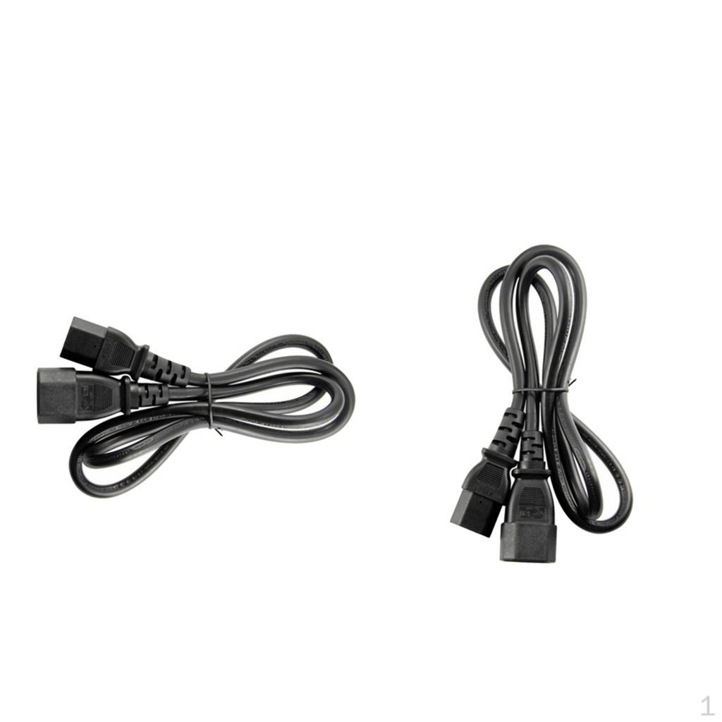 2 шт. Кабель-удлинитель IEC 320 C13 на C14 для сканера, PDU, ИБП