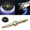 2Pcs Fidget Pen Spinner Pen with LED Light Metal Spinning Pen Ballpoint Pen Multifunctional Pen Anxiety Relief Pen