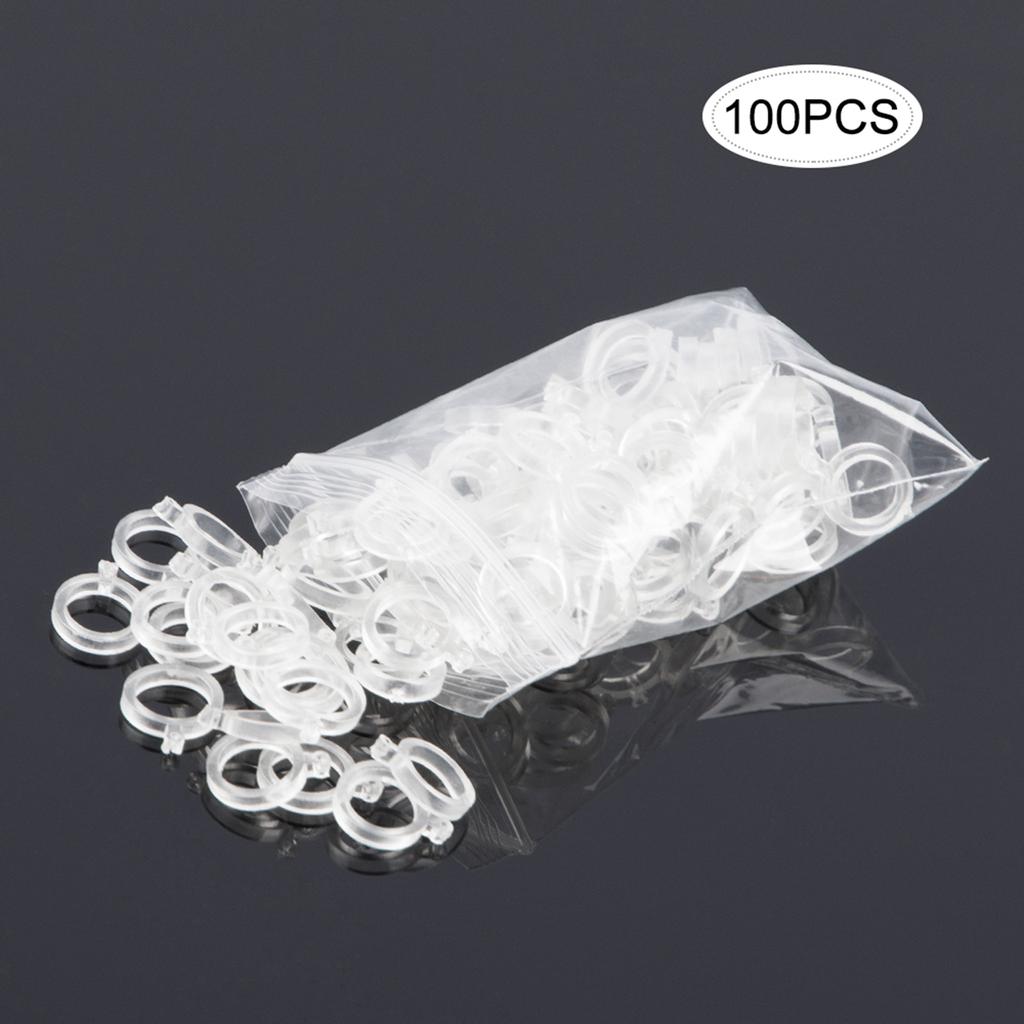 100Pcs Fishing Pellet Bands for Bait Elastic Transparent Bait bands for Carp Fishing
