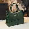 2025 Crocodile Pattern Handbag: Spring & Autumn Chic for Elegant, Middle-aged Women