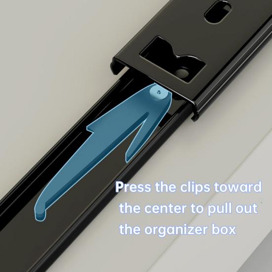 Выдвижной органайзер для шкафа, закрепленный клейкой нанопленкой. Прочные выдвижные полки для кладовой без перфорации. Выдвижной ящик. Полка для кладовой для кухни.