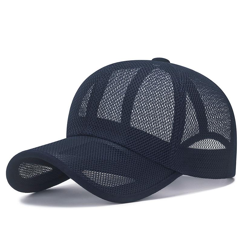 Summer Breathable Baseball Cap Mesh Sun Hat Men Outdoor Golf Fishing Hats Snapback Panama Hat Visor Peaked Cap