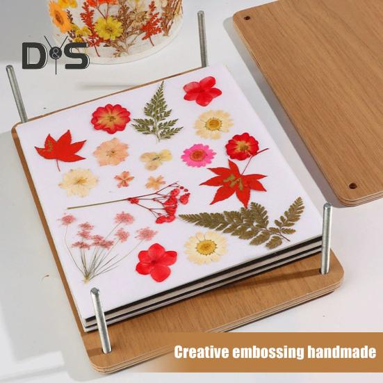 Набор для прессования цветов Embosser, простой в использовании набор для сбора цветов, поделки своими руками для мгновенного сохранения цветов