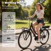 The New Ebike BICEEK Step‑Through City Electric Bicycle with 7‑Speed Shimano Gears, 36V 13Ah Lithium Battery, 500W Peak Motor and 28 Inch Tires J1 ST