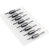 10Pcs Disposable Tattoo Tubes Tips Grips with Needles Tattoo Needles and Combo Tubes for Tattoo