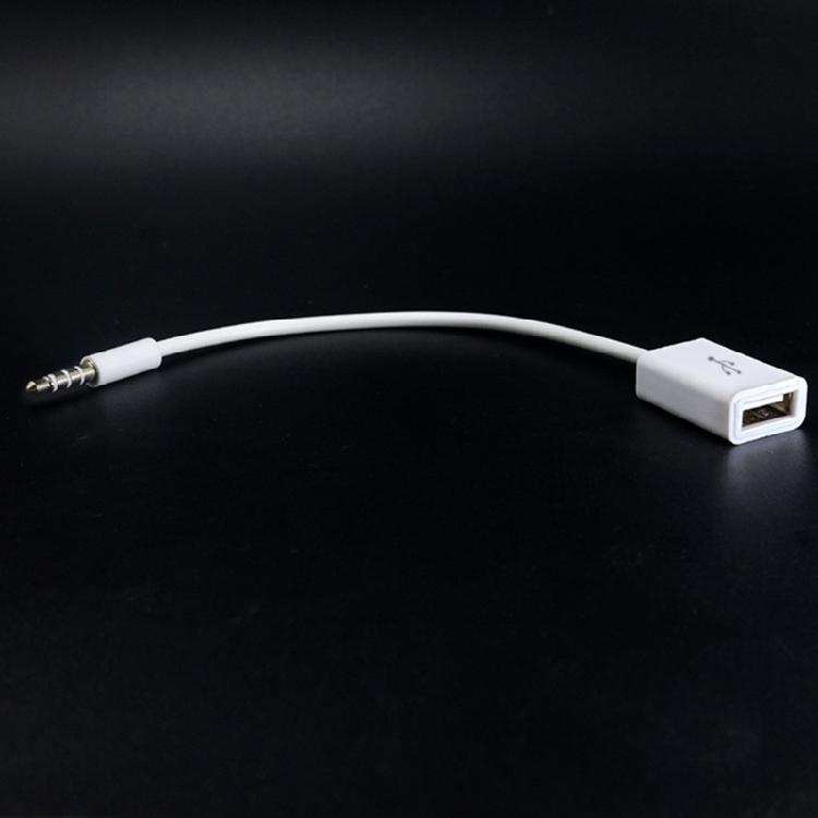 3,5 мм Черный Автомобильный AUX Стерео Кабель к USB Стерео Кабелю Автомобильная Электроника Конвертер