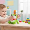 Plastic Electric Dancing Frog with Lights Kids Electric Frog Toy  Desktop Ornament