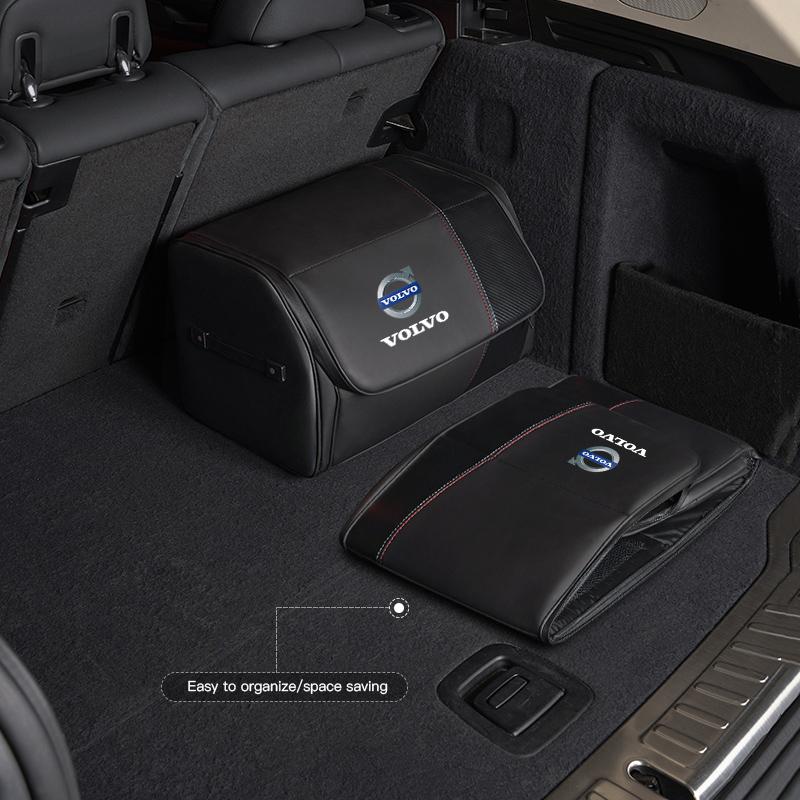 Large Capacity Car Storage Box Auto Trunk Organizer Tools For Volvo XC90 V90 V60 XC60 V40 S80 S60 S90 C40 XC40 V70 XC70 C30 C70