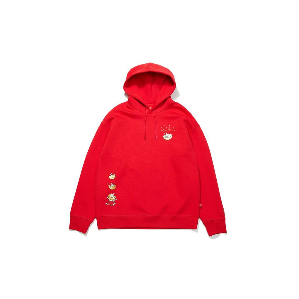 Свитшот женский Li Ning Sports Life Collection Алый AWDT056-1