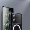 Case with Camera Protection for Xiaomi 13T / 13T Pro, CamShield MagSafe, Transparent / Black