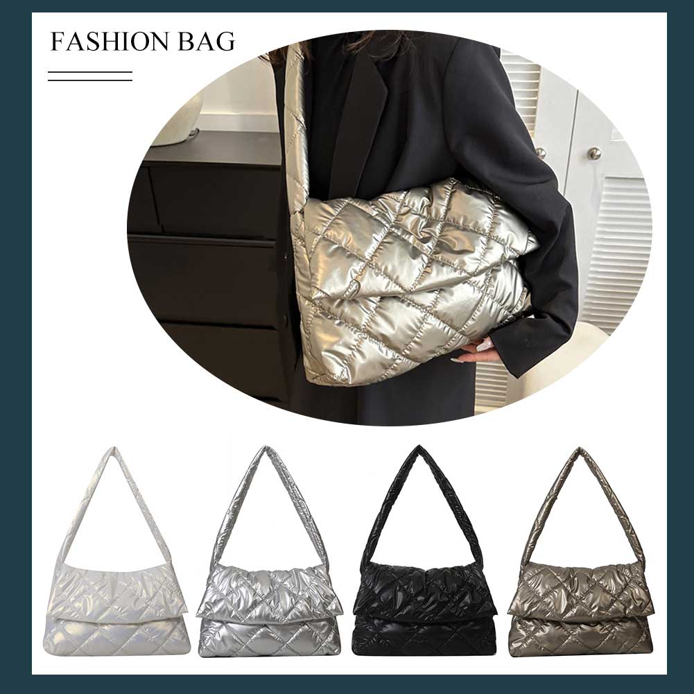 Женские мягкие нейлоновые боковые сумки, стильная сумка для подмышек большой вместимости с регулируемым ремешком для ежедневного офисного использования, простая сумка для поездок на работу