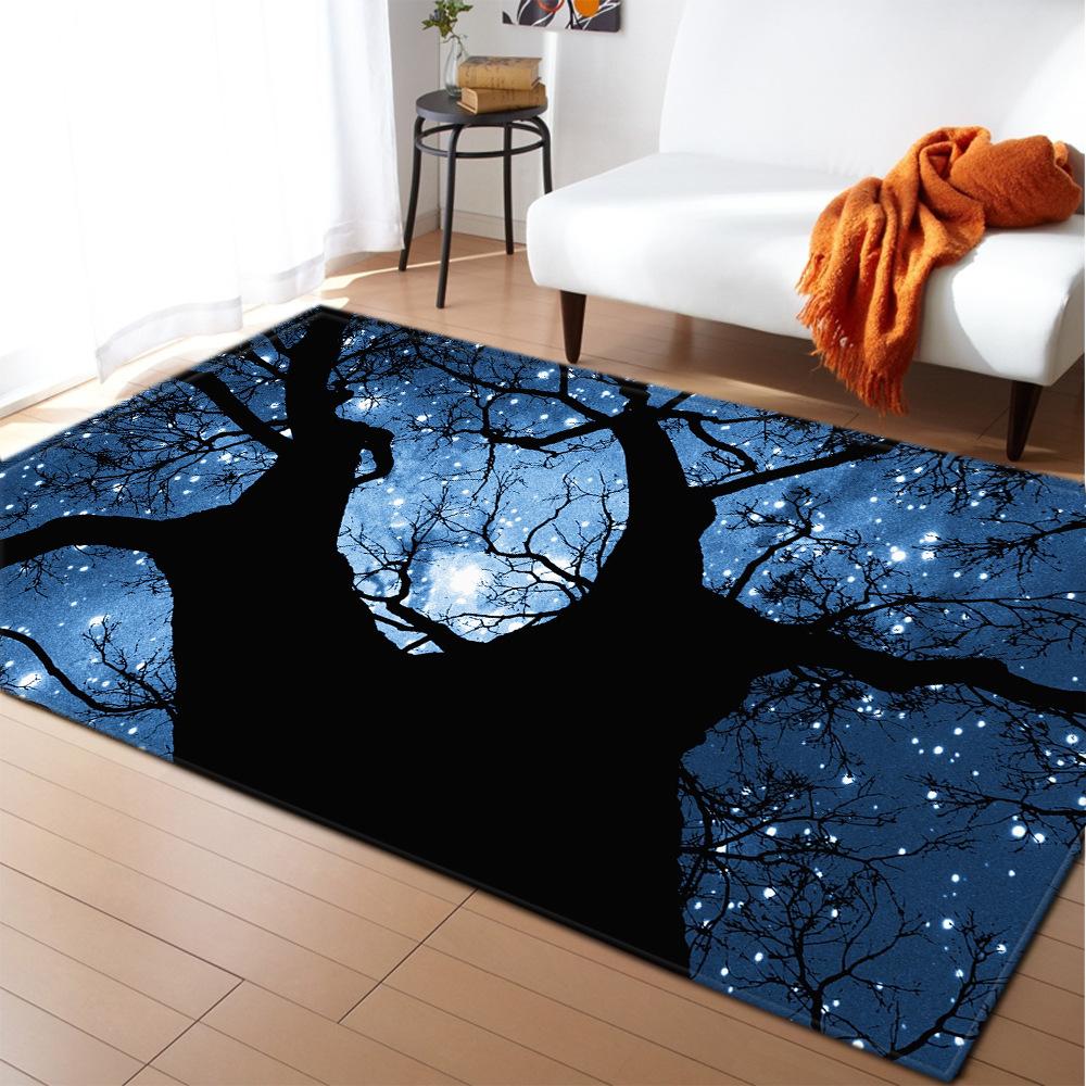 Ковер в гостиную Galaxy, Космические планеты, Ковер с дирижаблем, Ковер для спальни мальчика, Коврик для игр для детей, Мягкий коврик на пол из пены с памятью