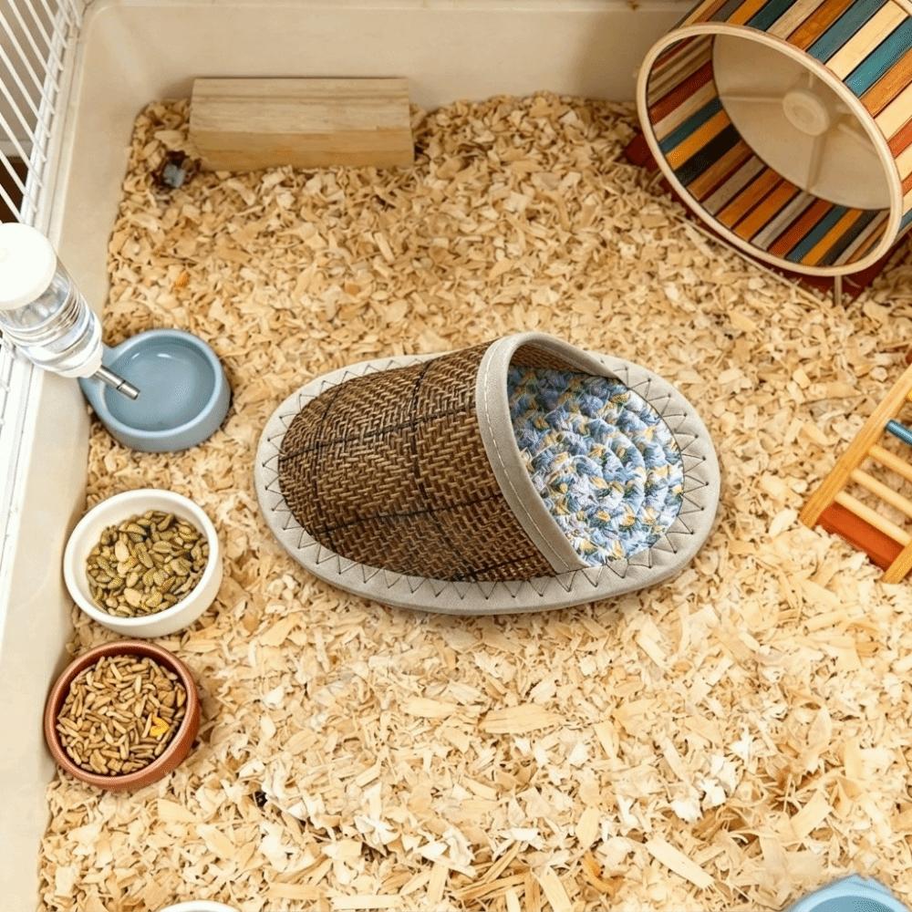 Breathable Hamster Cool Nest Wear Resistant Small Pet Bed Durable Pet Cave Nest Pet Resting
