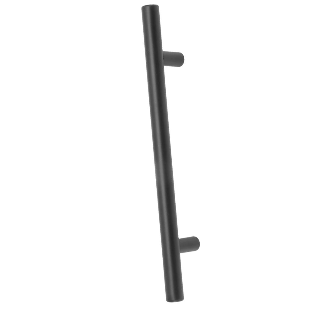 10PCS Cabinet Door T Handle Stainless Steel Modern Wardrobe Drawer Pull Handle for Bedroom Living Room Black