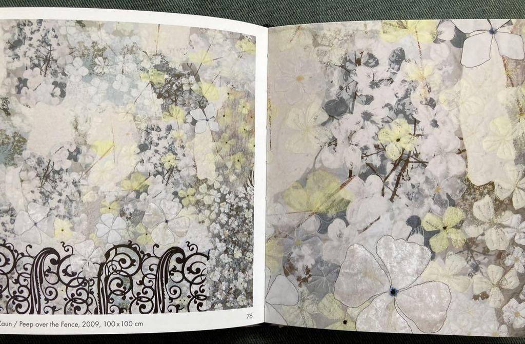 [USED] Textile art collection Nature Plants Books