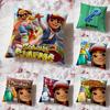 Наволочка Subway Surfers Премиум-комфорт Двусторонняя Подушка - Дизайн "Два в одном" для Любой Комнаты и Салона Автомобиля
