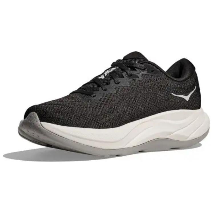 HOKA Rincon 4 черные белые мужские кроссовки 1155130-BWHT