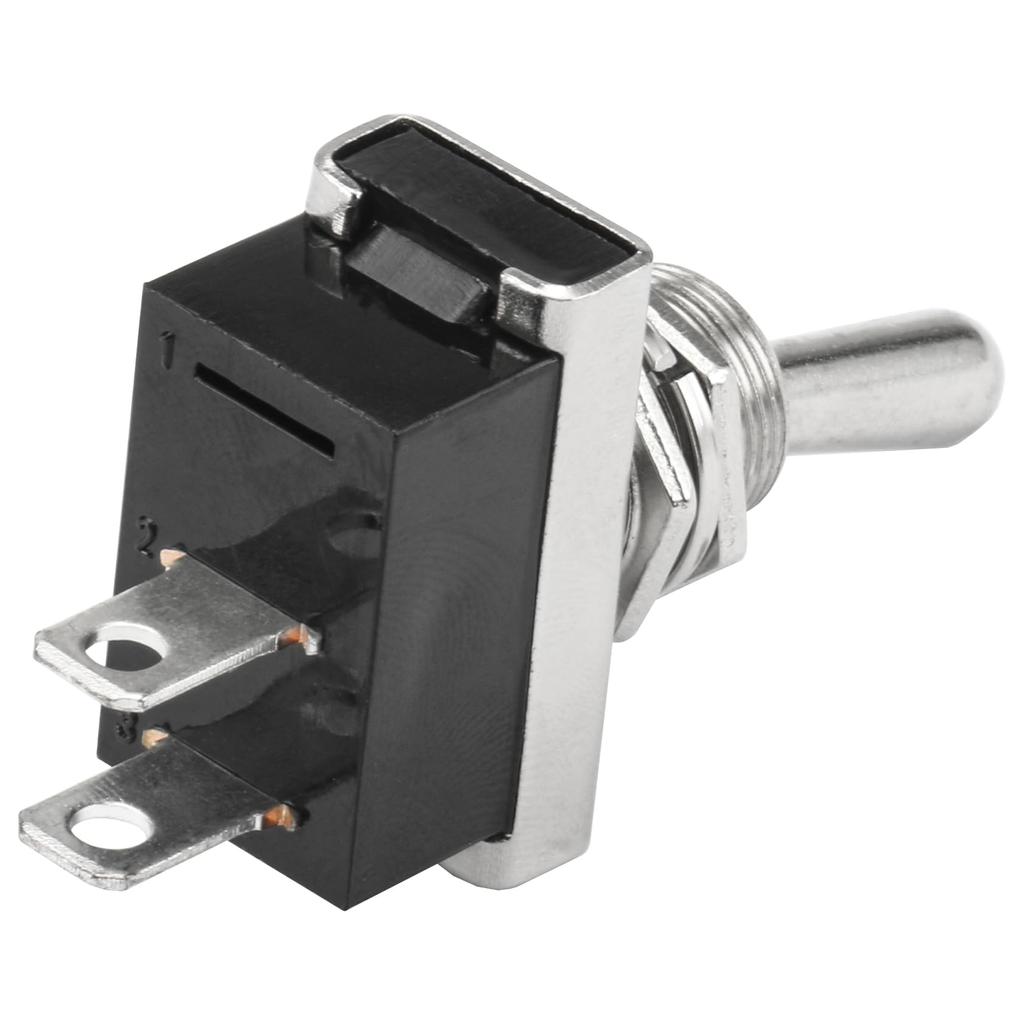 Heschen Металлический тумблер Flick Flip 12 В 25 А, KN3D-101, вкл./выкл. 2 положения 2 штырька для подсветки приборной панели автомобиля