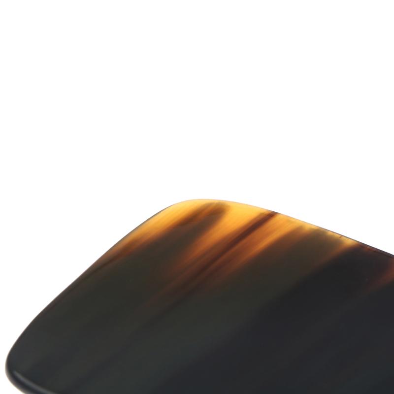 Natural Horn Guasha Board Scraping Plate Massage Tool Spa Acupuncture Scraper