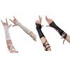 Y2k Punk Lace Hand Sleeves Sun Protection Cross Strap Oversleeve  Clothing Decorate Accessories