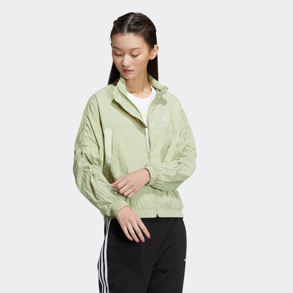 adidas Женские куртки Neo Зеленые С воротником-стойкой Умеренные Другие HS8843