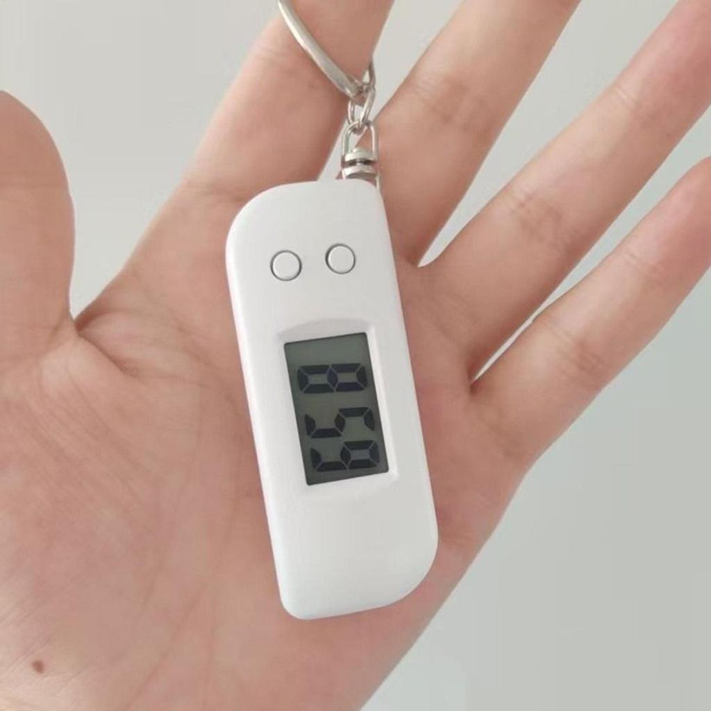 1pcs LED Keychain Pocket Watch Digital Display Electronic Watch for Youngster Student Backpacks Keys Pendant Timepiece Present