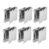100Pcs Solar Panel Cable Clip Stainless Steel Metal Wire Clamp Photovoltaic System Mounting