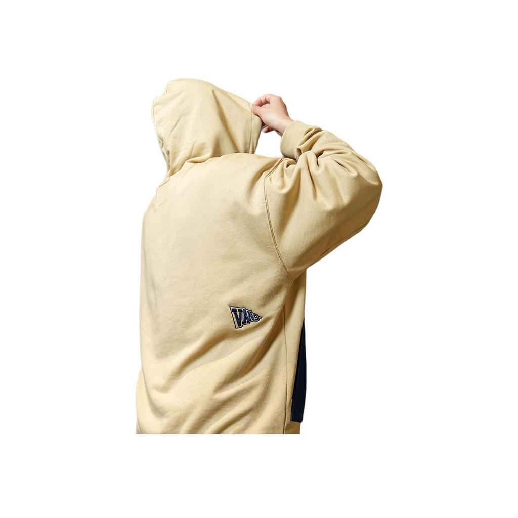 Vans Лоскутная вышитая буква логотипа Винтажная американская толстовка унисекс толстовка Терракота VN0002HBYUU