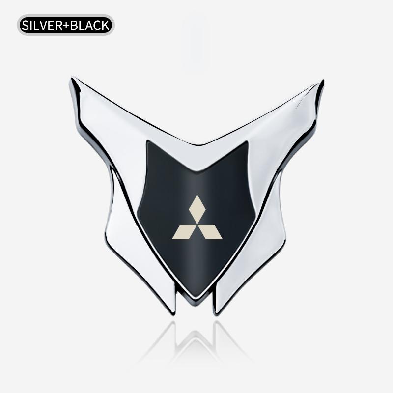 Car Shield Styling Logo Decoration Sticker For Mitsubishi Outlander ASX Eclipse Pajero Lancer EVO Delica L200 Mirage RALLIART