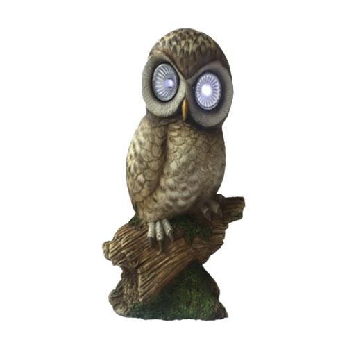 Декоративный светильник Brown Owl на солнечной батарее для сада (В)