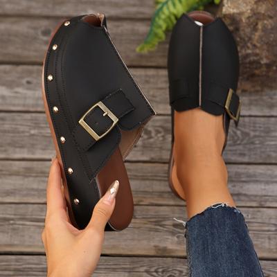 Летние новинки 2025 года женские шлепанцы на платформе большого размера с открытым носком, пляжные сандалии на платформе для женщин