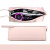 Travel Case For Dyson Hair Dryer Storage Bag PU Protective Zipper Pouch Waterproof Hair Curler Storage Organizer Portable Case
