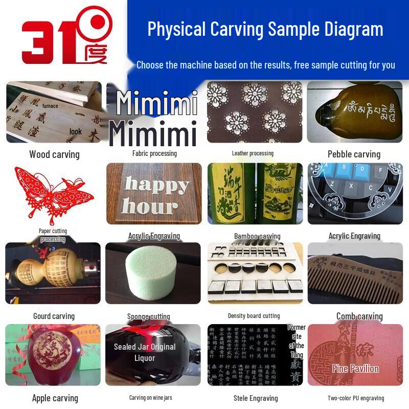 Laser Engraving and Cutting Machine CN plug (adapter included)