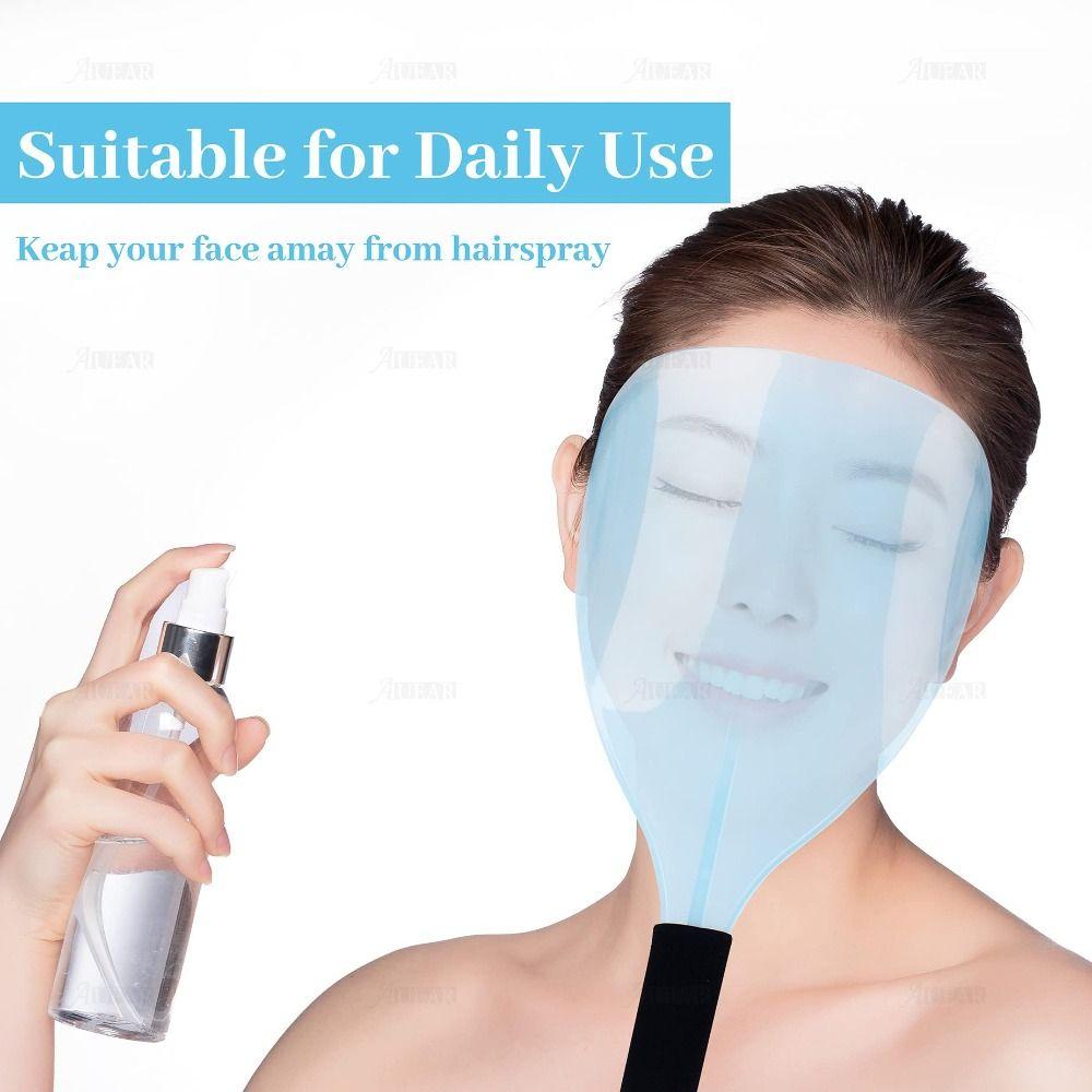 Lightweight Barber Salon Shield Reusable Makeup Protector Hairdressing Protector Hairdressing