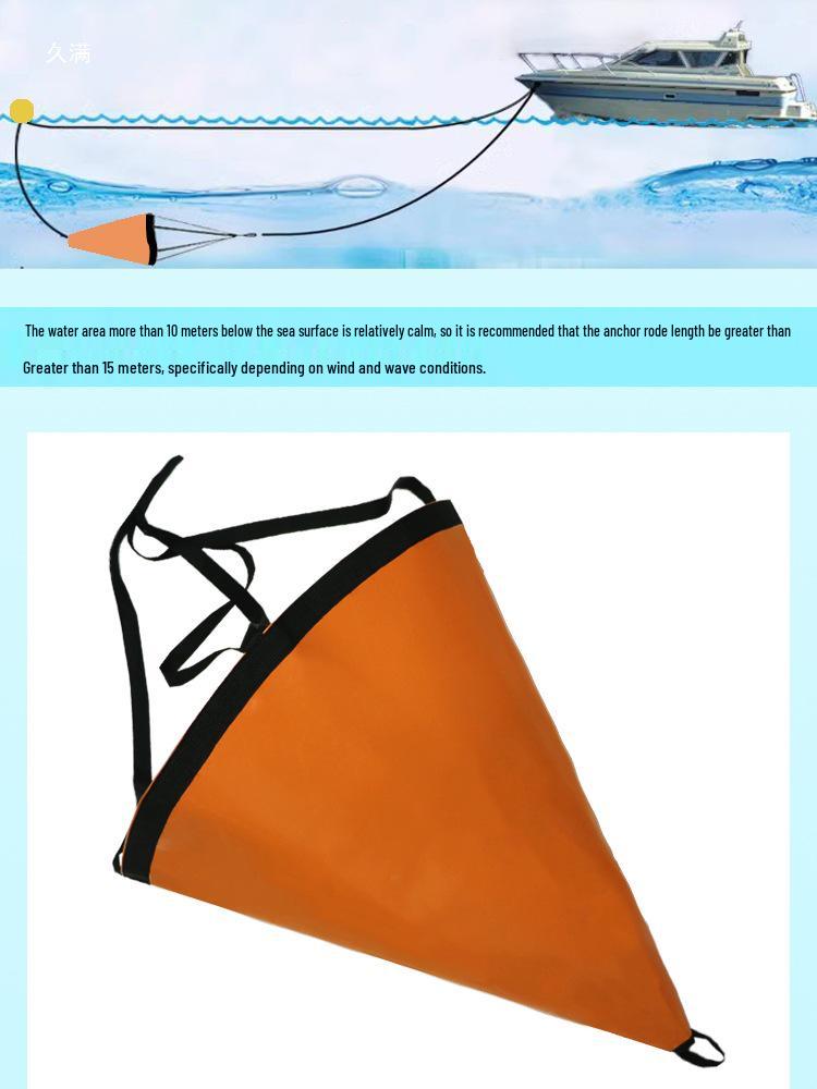 Durable Aluminum Sea Anchor for Rubber, Inflatable, Fishing Boats & Speedboats