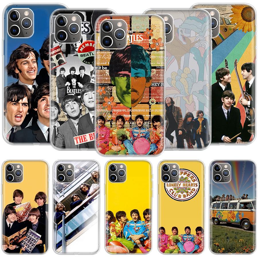 Pretty S-Beatles-B Phone Case For Apple Iphone 12 13 Mini 14 15 Pro 17 Pro Max Air 11 16E 16 Plus Shell Cover Clear TP