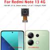 Передняя и задняя камеры для Xiaomi Redmi Note 13 4G Модуль основной камеры Шлейф Запасные части для замены